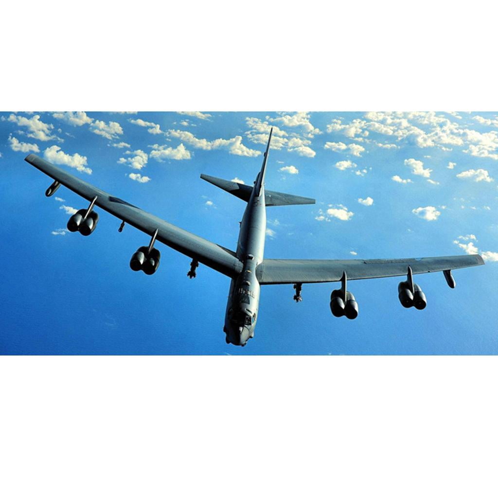 JWQFBC 1:2 Die Cast Alloy Military American B-52 Fighter Aircraft Plane Toys Model w/