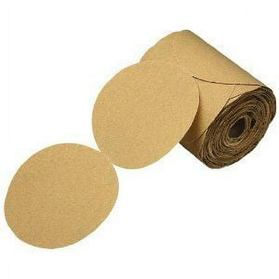3m - 49909 - 3m Stikit Gold Paper Disc Roll 216u, P80 A-weight, 5 In X Nh, Die500x, 125 Discs Per Roll, 10 Per Case