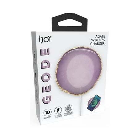 iJoy Geode Agate Wireless Charger Purple iJoy Geode Agate Wireless Charger Purple