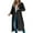 Black-Coats, variant on Women's Double Breasted Long Trench Coat Long Sleeve Windbreaker Jackets Casual Lapel Coats with Belt