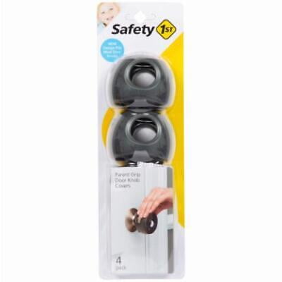 2Pc Safety 1st Charcoal Plastic Door Knob Covers 4 pk