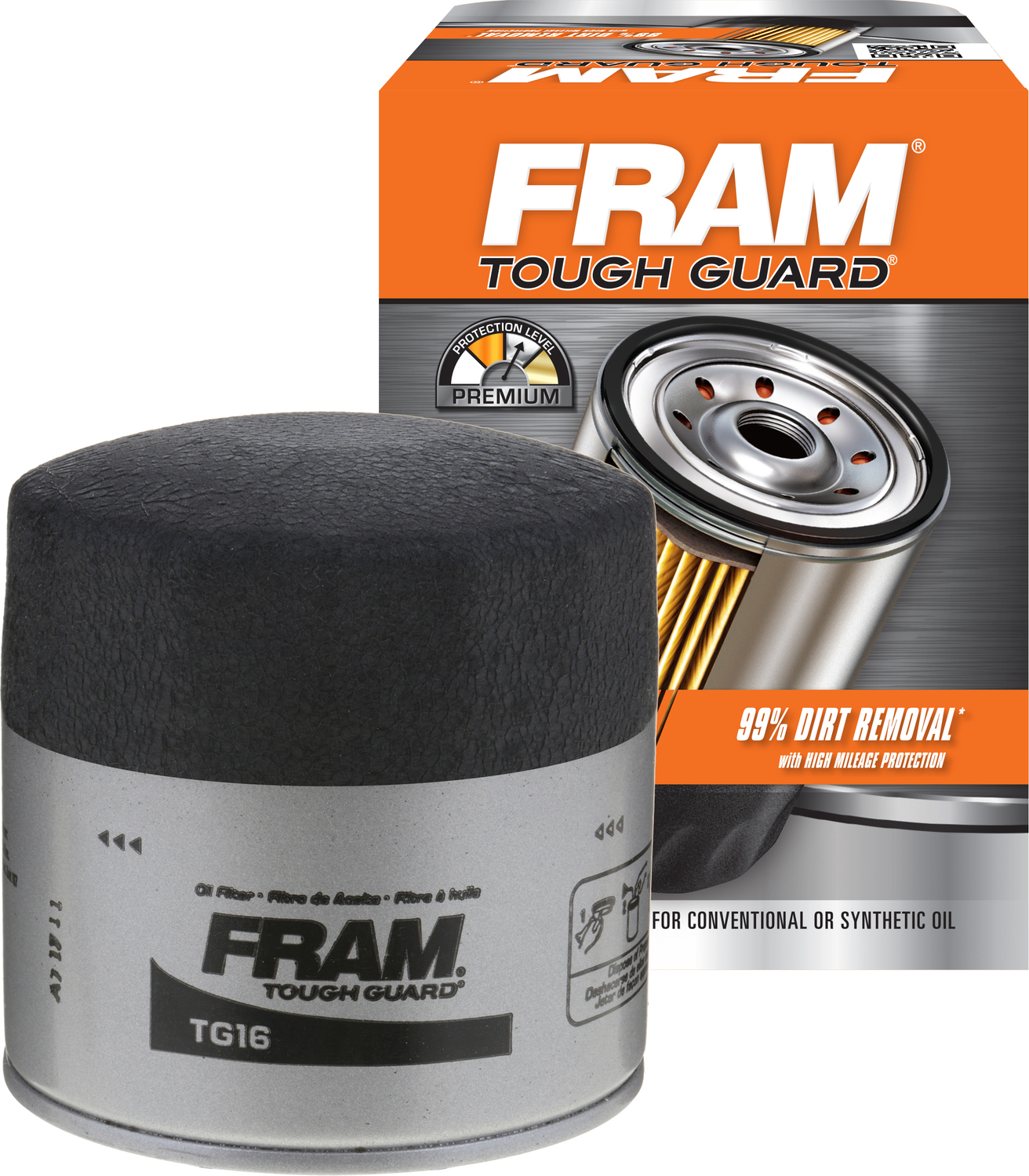 FRAM Tough Guard Oil Filter, TG16