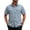 Shirts-Blue, variant on Mens Button Down Shirt Short Sleeve Collared Hiking Tops with Dual Chest Pockets Utility Casual Work Travel Summer Shirts Khaki XXXL