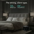 thumbnail image 5 of Vornado EV3 Whole Room Evaporative Humidifier, 1.5 gal Capacity, Electronic Humidistat, Top Fill, 54-Hour Run Time, 10 Speed Settings, Energy Efficient, 2 Antimicrobial Wicks, Easy To Clean, Black, 5 of 6