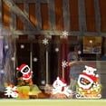 thumbnail image 3 of Fiudx Pegatinas de Pared de Muñeco de Nieve Navideño, Vinilos Removibles, Decoración Festiva para El Hogar, Fácil Aplicación, 25 X 35 Cm, Pvc, Diseño Multicolor., 3 of 7