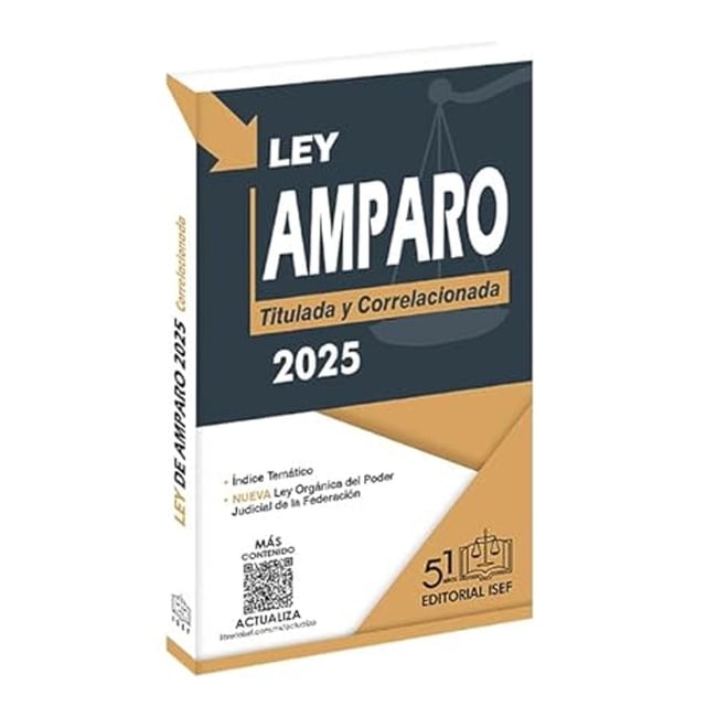 Libro Ley De Amparo 2025 Profesional Tapa Blanda, Autor Ediciones Fiscales Isef, Editorial Ediciones Fiscales Isef