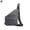 Dark Gray, variant on VIVIDCRAFT Travel Personal Anti-theft Crossbody Bag Sports Running Invisible Wallet Leisure Multi-functional Anti-splash Men's Chest Bag