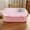 A Pink, variant on Lunch Heated Lunch Box, Thermal Insulation Bento Box Tableware Set Portable Lunch Box, LunchBox Portable for Work, Suit for Work, Camping, A Gift To Parents, Back To School Blue
