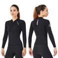 thumbnail image 3 of Chaqueta de buceo para mujer DIVE SAIL Manga larga Snorkel Surf Zip Tops (L), 3 of 6