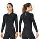 thumbnail image 2 of DIVE SAIL Mujer Buceo Chaqueta de manga larga Snorkel Surf Zip Tops XL Sywqhk Para Estrenar, 2 of 8