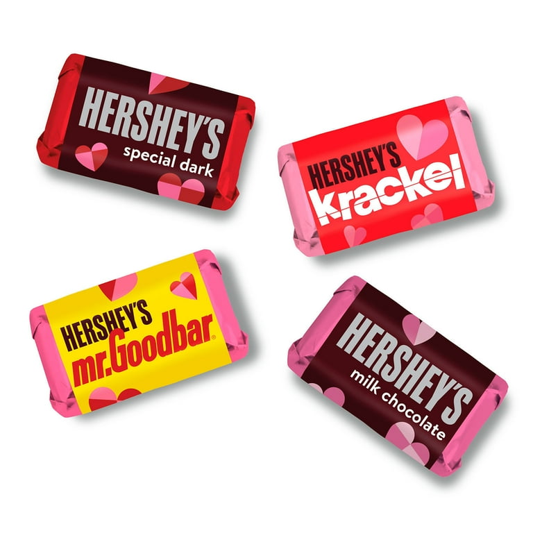Hershey's Miniatures Assorted Chocolate Bars, Valentine's Day