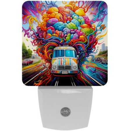 

Graffiti LED Square Night Lights - Stylish and Energy-Efficient Room Lighting Solution with Soft Glow - for Bedside Reading and Relaxation
