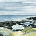 thumbnail image 3 of Warren, Annie 12x12 Black Modern Framed Museum Art Print Titled - Coastal Blue I, 3 of 5