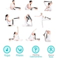 thumbnail image 3 of Yoga Strap 2.5m. Stretch Strap for Yoga and Pilates with Metal Buckle/Ring for Measurement Adjustment. Flexibility and Accuracy In Each Exercise Resistance Band, 3 of 5