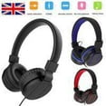 thumbnail image 3 of destyer Wired Headphone Home Hotel Net Bar Over Ear Headset Stereo Sound Adjustable Gaming Earphone, Blue, 3 of 8