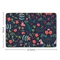 thumbnail image 5 of Pioneer Flower Floral Print Flannel Non Slip Door Rugs,Washable Door Mats Indoor,Decorative Door Mats,Dirt-Resistant and Absorbent Doormat for Entrance,Bedroom,Kitchen,Bathroom,23.5"x16", 5 of 5
