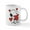 White, variant on CafePress - Snoopy On Heart Mugs - 11 oz Ceramic Mug - Novelty Coffee Tea Cup