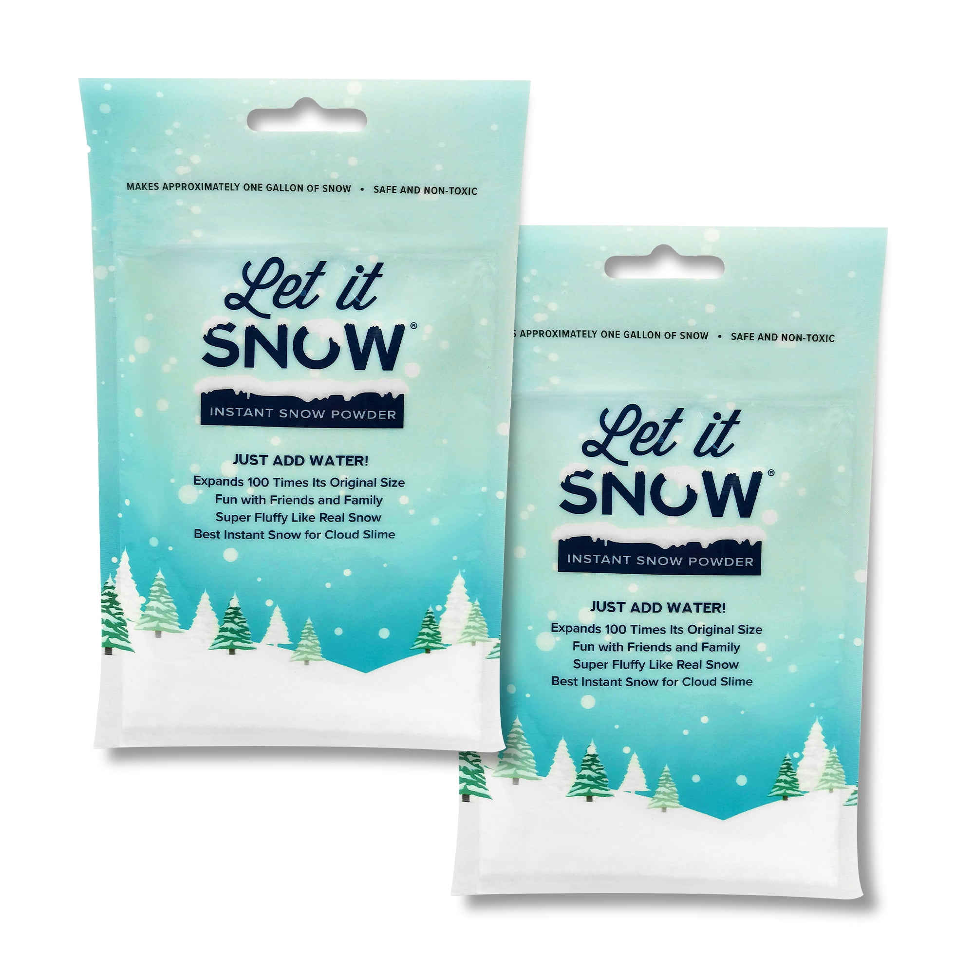 Let it Snow Instant Snow Powder for Slime, Premium Fake Snow Perfect
