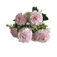 thumbnail image 2 of Gmogad Artificial Flowers, Lifelike Plastic White Roses - UV Resistant Artificial Floral Arrangement for Wedding Party Home & Office Decor (11.8in), 2 of 6