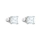 thumbnail image 3 of Pendientes cuadrados Swarovski Attract con cristales transparentes, 3 of 6