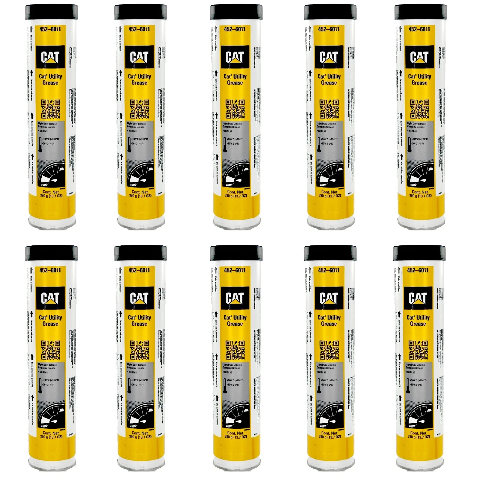 Cat 452-6006 Prime Application Grease NLGI #2, 3% Moly, 13.7 oz