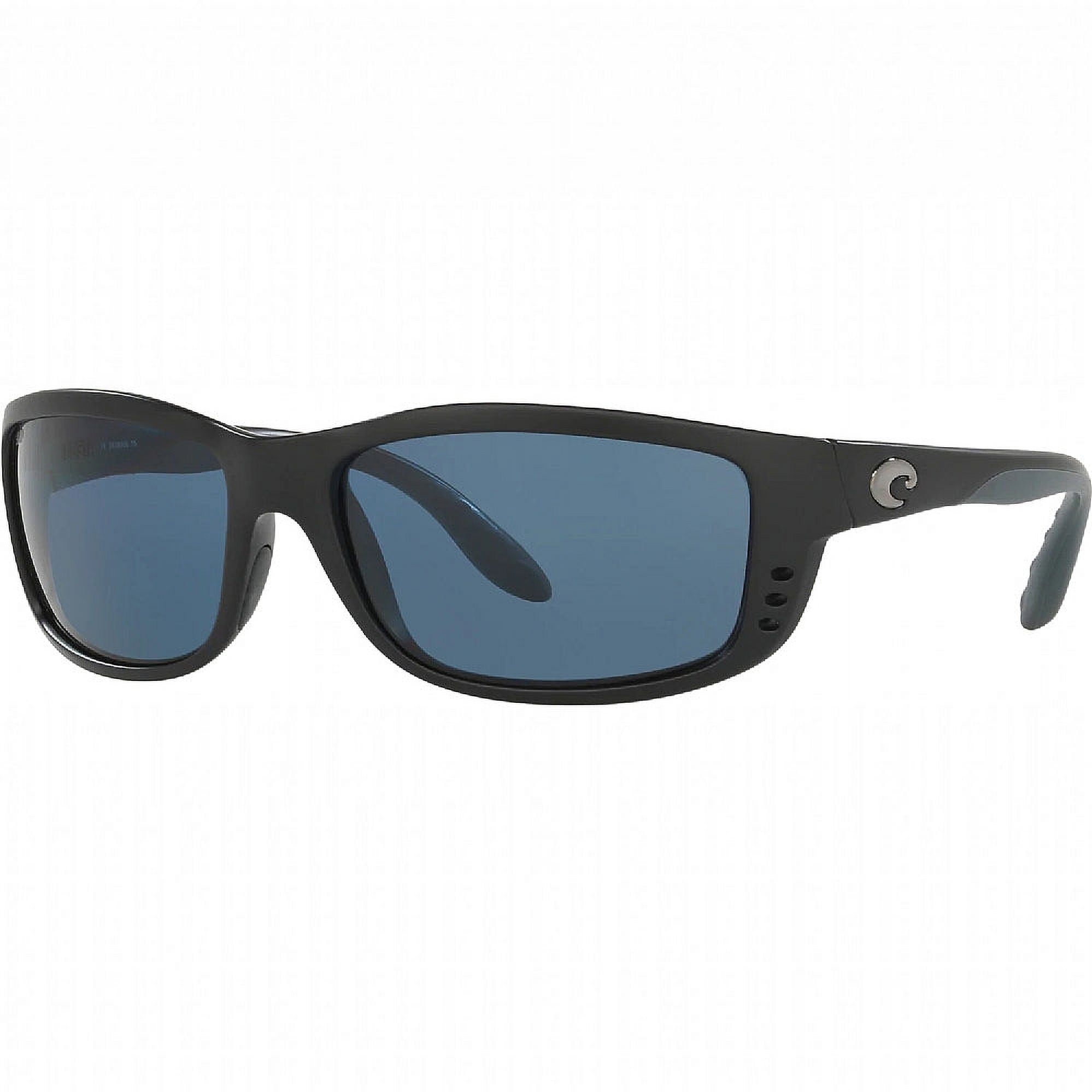 Costa Zane Polarized Sunglasses Matte Black with Blue Mirror 580G Lense for Men Walmart