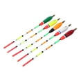 thumbnail image 1 of Flotadores de Pesca, 5 piezas Flotador de Pesca de de Balsa de Varios Colores Flotador de Pesca Bobbers de Pesca Con Color de Alta Visibilidad para Pescar en Todas Las, 1 of 7