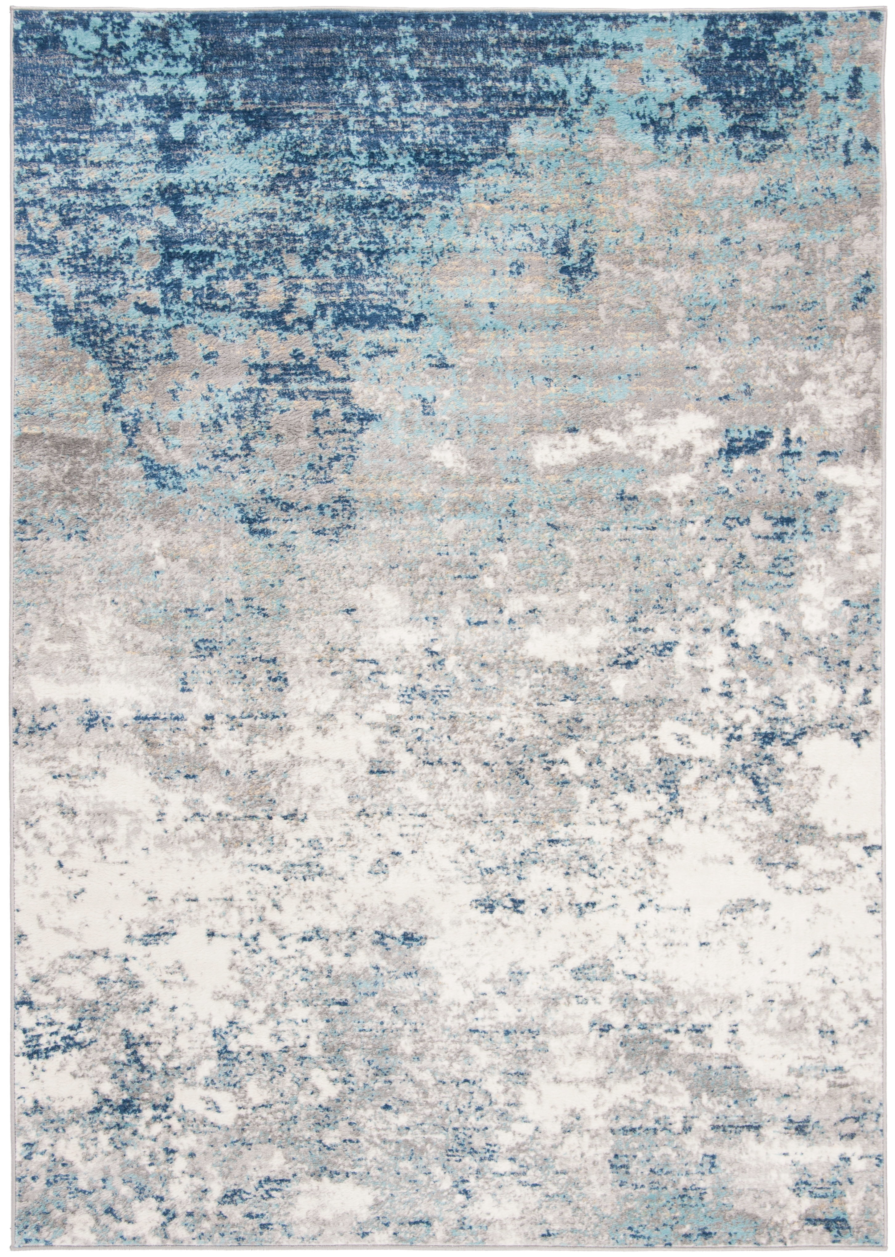 Safavieh Brentwood Ainslee Abstract Area Rug, Light Gray/Blue, 6' x 8'