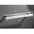 thumbnail image 4 of Bathroom Towel Rack Stainless Steel Towel Rack 40CM Wall Mounted, Silver, 4 of 4