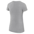 thumbnail image 3 of Women's G-III 4Her by Carl Banks Heather Gray Golden State Warriors Super-Slim Fit Lightweight Leopard Heart T-Shirt, 3 of 3