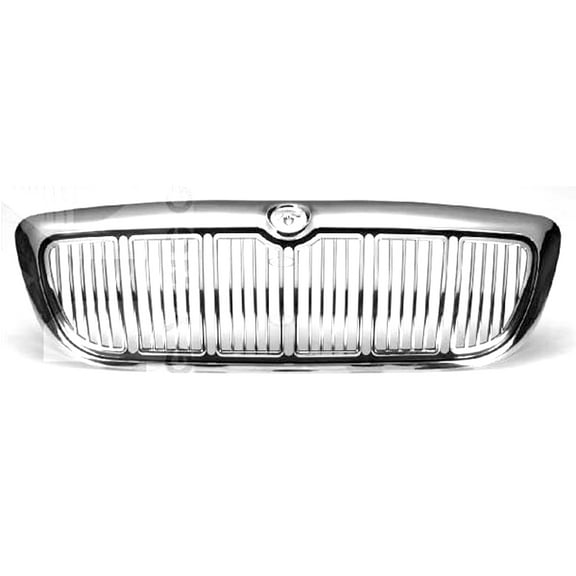 New Aftermarket  Premium Fit Chrome / Black Front Grille F8MZ8200AA fits 1998-2002 Mercury Grand Marquis