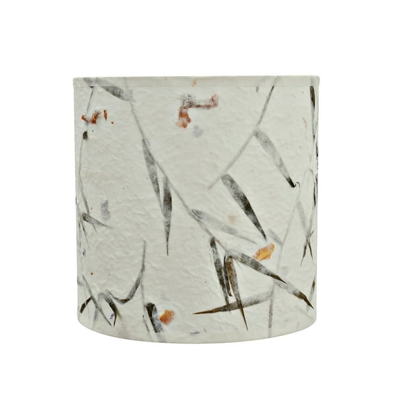 Aspen Creative 31223 Transitional Drum (Cylinder) Shaped Spider Construction Lamp Shade in Off White, 8" wide (8" x 8" x 8")
