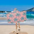 thumbnail image 5 of Toddler Hooded Beach Towel 24x50 Kids Bath Towels Soft Quick Dry for Swim Pool Boys Girls Retro Vintage Palm Tree, 5 of 7