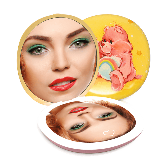 Impressions Vanity Care Bears Shine Your Brightest LED Compact Mirror with 3X Magnification