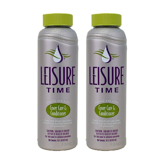 Leisure Time Cover Care and Conditioner Vinyl Protectant for Spas & Hot Tub 4pk
