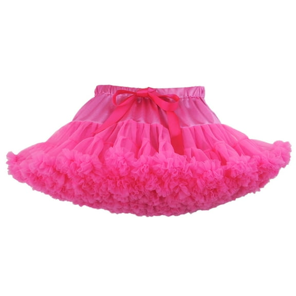 Riforla Women's Mesh Skirt Fashion Skirt Poncho Skirt Womens Skirts Hot Pink One Size