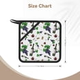 thumbnail image 2 of 1 PCS Pot Holders for Kitchen - Heat Resistant Silicone Pot Holders with Hanging Loop, Purple Wine Print Non Slip Oven Hot Pads, Potholders for Decor Baking Cooking Kitchen, 2 of 6