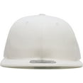 thumbnail image 2 of Solid Flat Brim Bill Fitted Baseball Cap, 2 of 6