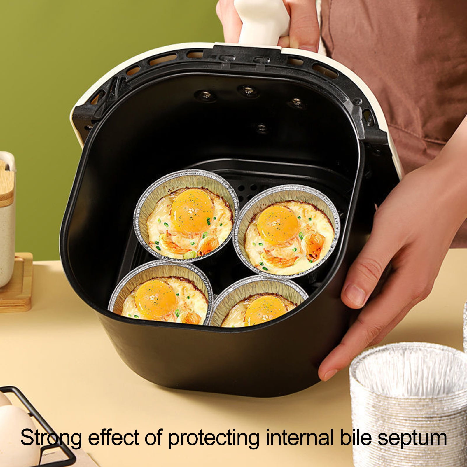 Air Fryer Tinfoil Cup Oven-bbq Household Heat-resistant Egg Tart