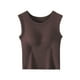 thumbnail image 1 of Tops de Manga Corta Sexy para Mujeres de Color Sólido con Almohadilla de Pecho sin Anillos de Acero, Top de Pijama Y Ropa Interior, 1 of 5