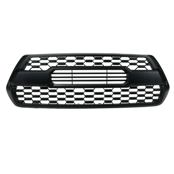 Ikon Motorsports Compatible with 2016-2023 Toyota Tacoma Front Hood Bumper Grille Mesh Insert Unpainted Back