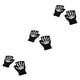 thumbnail image 4 of Eigraketly Manoplas para exteriores de Halloween tejidas, guantes sin dedos para montar a caballo Unisex, calentadores de bicicleta elásticos luminosos Type1 NO1 Eigraketly CBP109693, 4 of 6