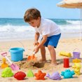 thumbnail image 1 of YWIYIUD 1 Set Practical Summer Beach Toys Includes Shovel Sand Bucket and Cute Model Portable and Durable Beach Toys for Adults and Teens Beach Outdoor Activities, 1 of 5