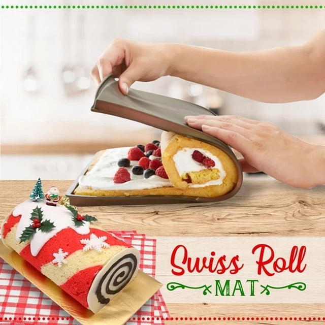 Yhsdtq,Flexible Baking Mat Stencils, Non-Slip Roll Pan, Soft Silicone Material, Easy Clean Design, For Home Baking, Cake Decorating, Kitchen Bakeware, Food Grade Safe, Heat Resistant, DIY Pastry