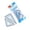 Light Blue, variant on Verdsylv Pack of 2 Transparent Plastic Triangle Rulers 45/90 Degree Set Square Drafting Tools for Math Geometry,Classroom Office Journaling Supplies Homework Drawing Drafting and Architecture Drawing