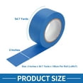 thumbnail image 4 of Unique Bargains Painters Tape Easy Removal Masking Master Tape Blue -2 Inches x 54.7 Yards, 4 of 6