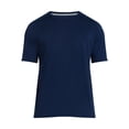 thumbnail image 5 of Athletic Works Men's and Big Men's DriWorks Mesh Tee with Short Sleeves, Sizes XS-5XL, 5 of 5