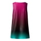 thumbnail image 3 of Playeras,Blusas y Tops,Ropa para Mujer Tallas grandes Camiseta sin mangas de verano para mujer Camiseta sin mangas con estampado degradado Camiseta sin mangas con cuello en V (Hot Pink, M), 3 of 5