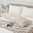 thumbnail image 6 of Beige Palm Leaf Body Pillow Cover 20 x 60 Inch Decorative Pillow Cover Summer Coastal Botanical Tropical Lumbar Pillowcase Seasonal Rectangle Cushion Case for Couch Sofa Bed Living Room, 6 of 9