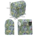thumbnail image 4 of Cactus Stand Mixer Cover, Types of Cactus Plant Pattern with Flowers and Buds Fruits Nature Art Image, Kitchen Appliance Organizer Bag Cover with Pockets, 5 Quarts, Green and Blue, by Ambesonne, 4 of 4